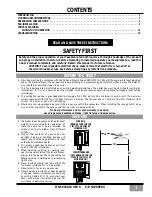 Preview for 2 page of Casablanca Casablanca 19th Century Owner'S Manual