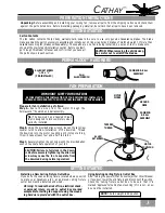 Preview for 4 page of Casablanca Cathay Owner'S Manual