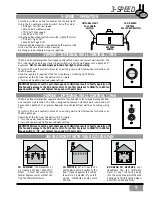 Preview for 10 page of Casablanca Four Seasons III Hugger Owner'S Manual