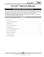 Preview for 1 page of Casablanca Isotope C30G45L Owner'S Manual