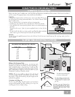 Preview for 3 page of Casablanca La FLeur Owner'S Manual