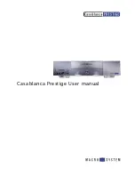 Casablanca Prestige User Manual preview