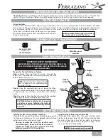 Preview for 3 page of Casablanca Verrazano Instructions Manual