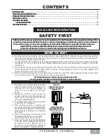 Preview for 2 page of Casablanca WAILEA Owner'S Manual