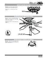 Preview for 8 page of Casablanca WAILEA Owner'S Manual