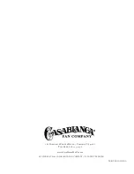 Preview for 11 page of Casablanca WAILEA Owner'S Manual