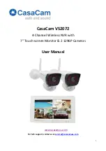 CasaCam VS2072 User Manual preview