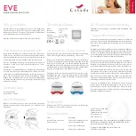 Preview for 1 page of Casada Eve Manual