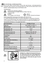 Предварительный просмотр 4 страницы CasaFan 85227 Mounting And Operating Manual