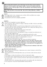 Предварительный просмотр 8 страницы CasaFan Airos Circulate Mounting And Operating Manual