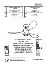 Preview for 1 page of CasaFan ECO FIORE Mounting And Operating Manual