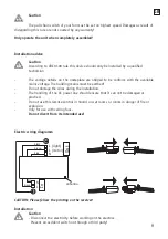 Preview for 9 page of CasaFan FB-Powerboat Mounting And Operating Manual