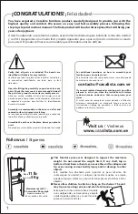 Preview for 2 page of Casalista BBOV010000BLBLTRC2 Assembly & Instruction Manual