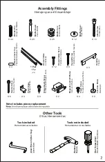 Preview for 3 page of Casalista hogar BCCT040000BOBOSNC2 Assembly & Instruction Manual