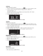 Preview for 20 page of Casall INFINITY 1.2X 93008 Owner'S Manual