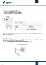 Предварительный просмотр 10 страницы Casals ABRENSA EEC User'S Manual And Installation