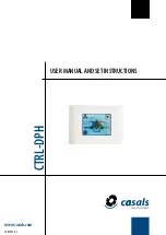 Preview for 1 page of Casals CTRL-DPH User Manual And Instructions