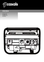 Casals GEN2500A Original Instructions Manual preview