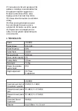 Preview for 6 page of Casals LM2000E Manual