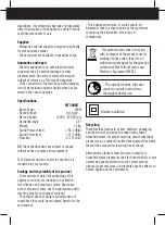 Preview for 7 page of Casals MT300EK Manual