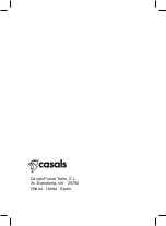 Preview for 112 page of Casals VMP1050EM Manual