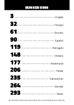 Preview for 2 page of Casanoov BUNKER B500 Manual