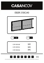 Casanoov EIGER 350C140 Manual preview