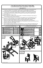 Предварительный просмотр 1 страницы CasaOne DAX4007CS Assembly Instructions