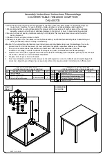 Предварительный просмотр 2 страницы CasaOne DAX4007CS Assembly Instructions