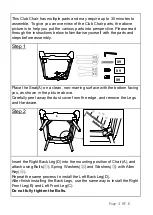 Preview for 4 page of CasaOne Paxton Wingback Chair Assembly Instructions Manual