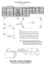 Предварительный просмотр 1 страницы CasaOne U801 Assembly Instruction