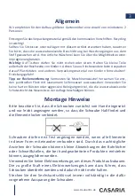 Preview for 3 page of CASARIA 102317 Instructions Manual