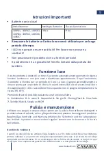 Preview for 9 page of CASARIA 108561 Instructions Manual