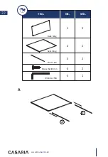 Предварительный просмотр 22 страницы CASARIA 4250525362282 Instructions Manual