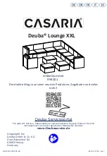 Предварительный просмотр 1 страницы CASARIA 994201 Instructions Manual