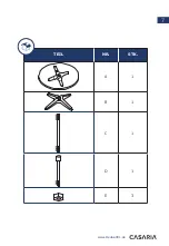 Preview for 7 page of CASARIA Deuba 100591 Instructions Manual