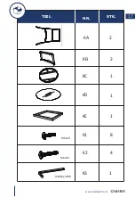 Preview for 17 page of CASARIA Deuba 994135 Instructions Manual