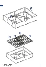 Preview for 22 page of CASARIA Deuba Rattan Bank Deluxe 992696 Instructions Manual