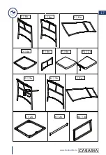 Preview for 17 page of CASARIA Verona Premium Deluxe 8+1 994651 Assembly Instructions Manual