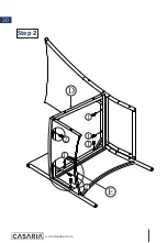 Preview for 20 page of CASARIA Verona Premium Deluxe 8+1 994651 Assembly Instructions Manual