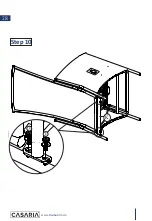 Preview for 28 page of CASARIA Verona Premium Deluxe 8+1 994651 Assembly Instructions Manual