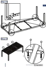 Preview for 33 page of CASARIA Verona Premium Deluxe 8+1 994651 Assembly Instructions Manual