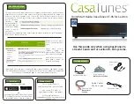 Preview for 1 page of CasaTunes CT-3S Quick Start Manual