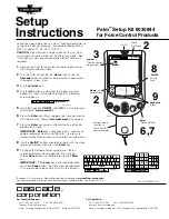 cascade corporation Palm 6030844 Setup Instructions preview