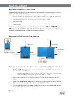 Preview for 14 page of Cascade TEK CTF122 Installation And Operation Manual