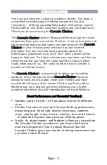 Preview for 3 page of Cascade 50500-00 Owner'S Manual