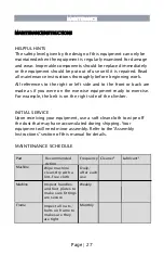 Preview for 27 page of Cascade 50500-00 Owner'S Manual