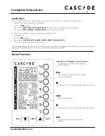 Preview for 13 page of Cascade AIR CLASSIC 402001 Instruction Manual