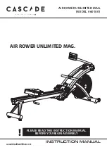 Cascade AIR ROWER UNLIMITED MAG. Instruction Manual preview