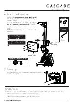 Preview for 11 page of Cascade AIR ROWER UNLIMITED MAG. Instruction Manual